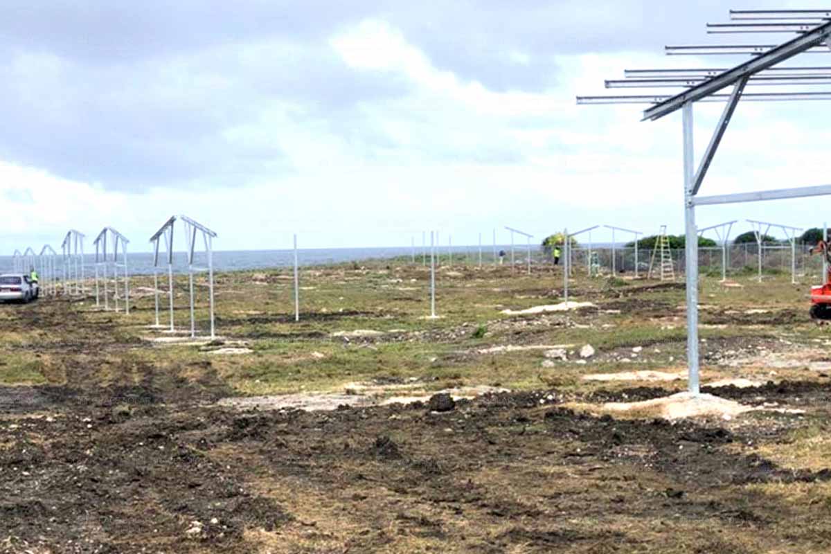 agricultural solar mount